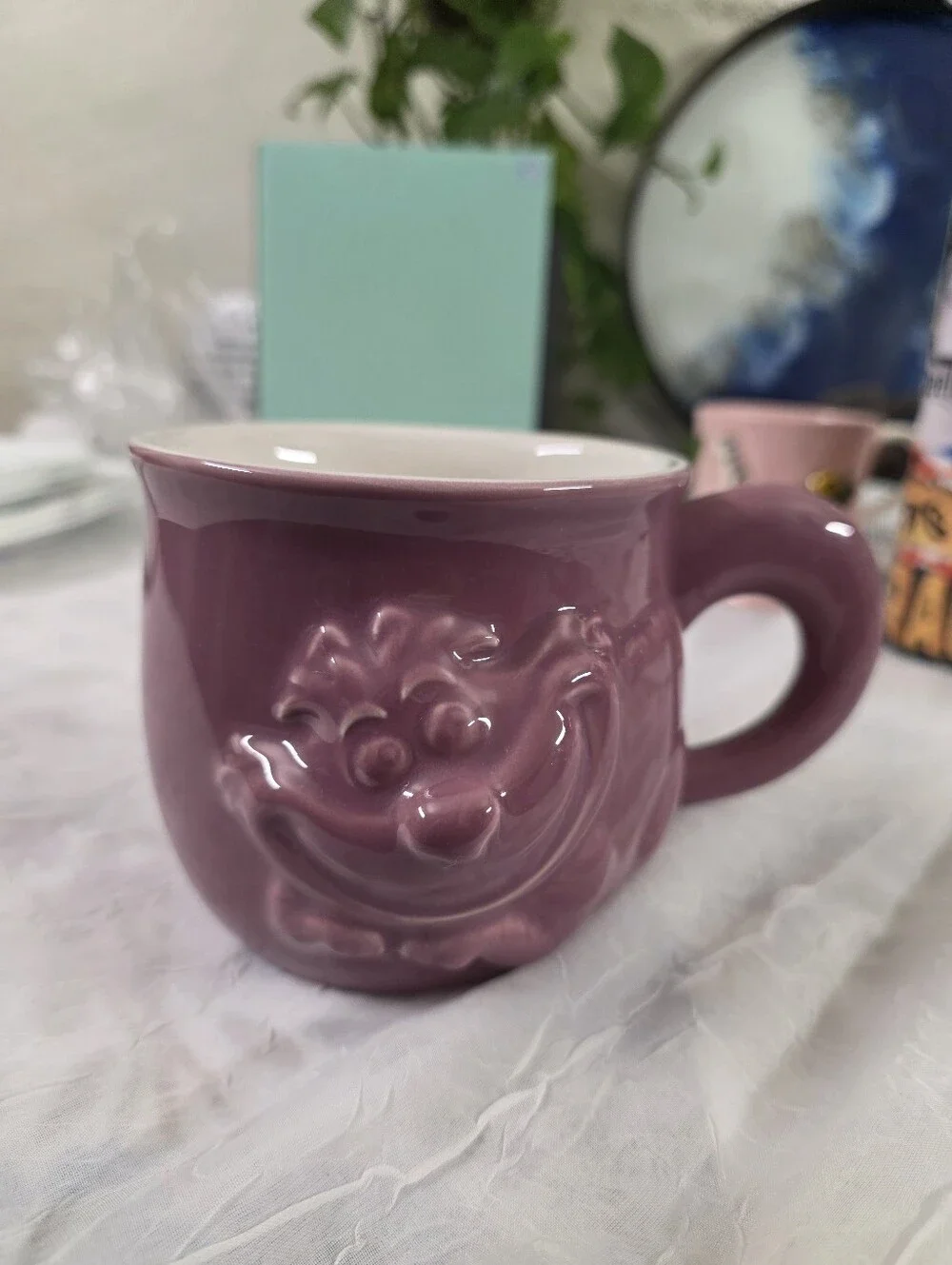 Cheshire Cat Large Coffee Mug Cup 3D Disney Alice in Wonderland Collector